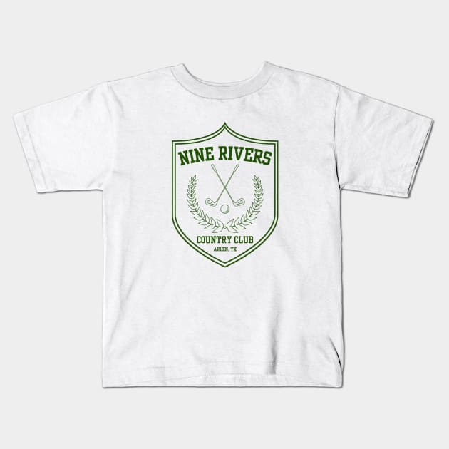 Nine Rivers Country Club Kids T-Shirt by Print Lilac